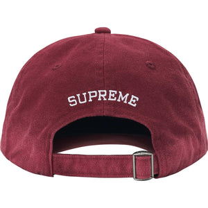 Supreme Leather Applique 6 Panel Maroon