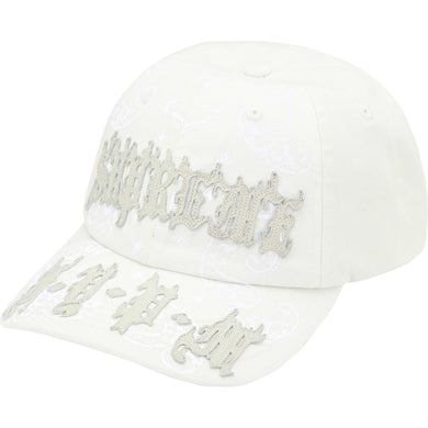 Supreme Leather Applique 6 Panel White