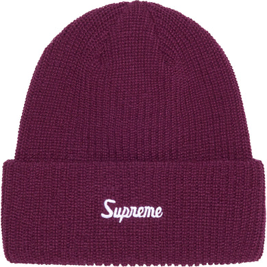 Supreme Loose Gauge Beanie Burgundy