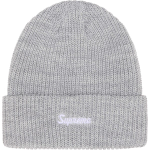 Supreme Loose Gauge Beanie Grey