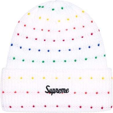 Supreme Loose Gauge Beanie White