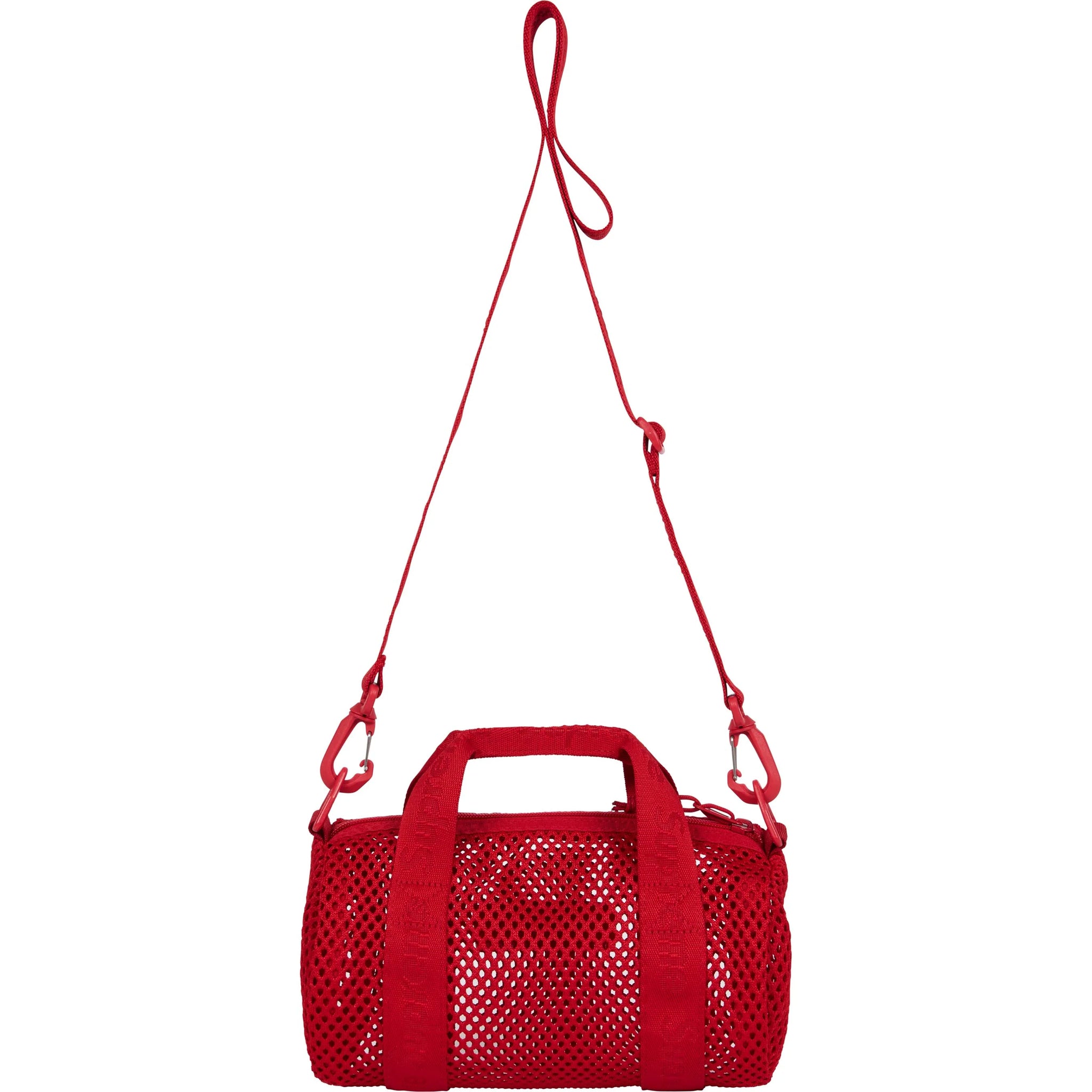 Supreme SS25 Mesh Mini Duffle Bag Red – BASEMENT_HK Supreme SS25 Mesh Mini Duffle Bag Red – BASEMENT_HK