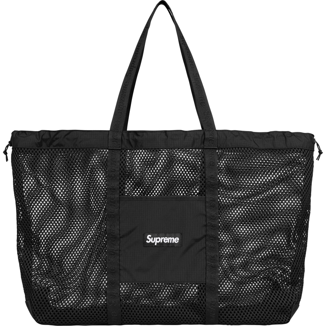 Supreme SS25 Mesh Tote Bag Black