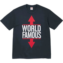 Supreme World Famous Tee Navy
