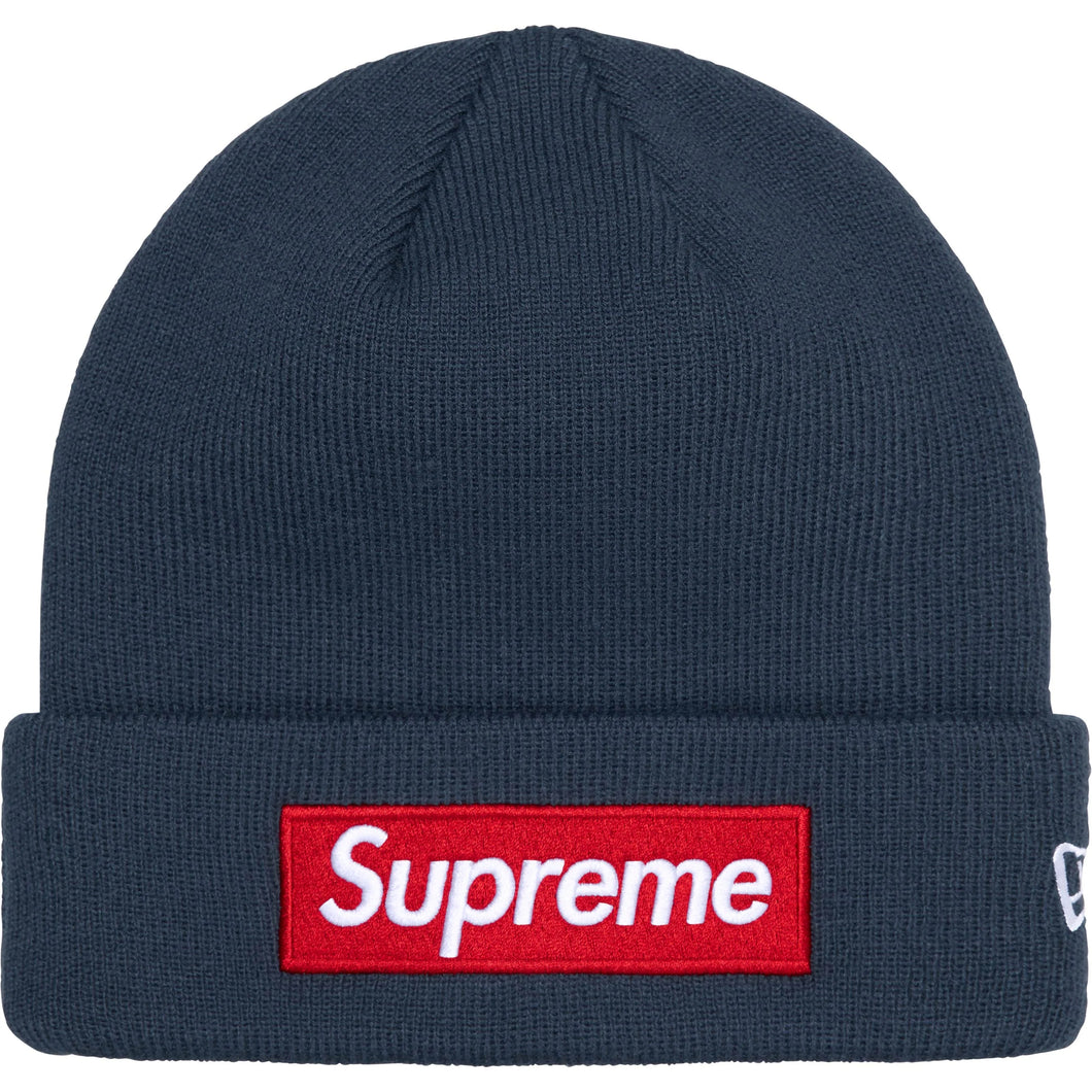 Supreme New Era® Box Logo Beanie Navy