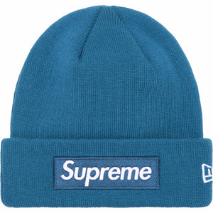 Supreme New Era® Box Logo Beanie Blue