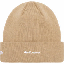 Supreme New Era® Box Logo Beanie Dark Sand