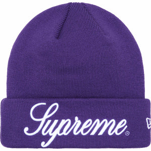 Supreme New Era® Script Beanie Purple