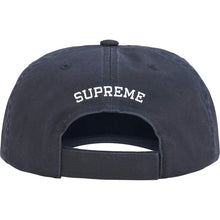 Supreme SS26 Embroidered Money Logo 6-Panel Navy