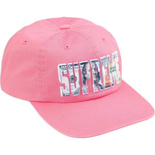 Supreme SS26 Embroidered Money Logo 6-Panel Pink