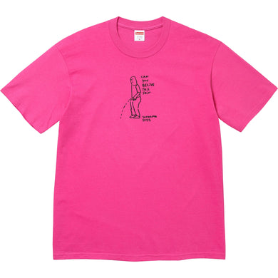 Supreme Piss Tee Fuchsia