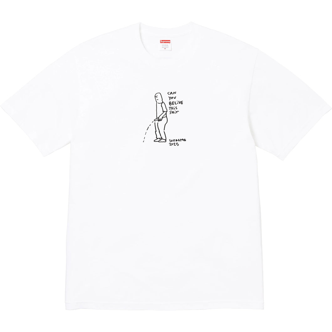 Supreme Piss Tee White
