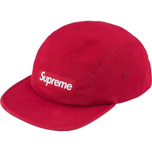 Suprem SS26 Washed Chino Twill Camp Cap Red