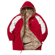 Supreme® Nike® Faux Fur Reversible Parka Red