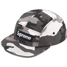 Suprem SS26 Washed Chino Twill Camp Cap Snow Camo