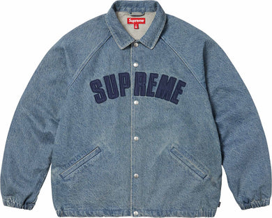 Supreme Arc Denim Coaches Jacket Washed Inidigo