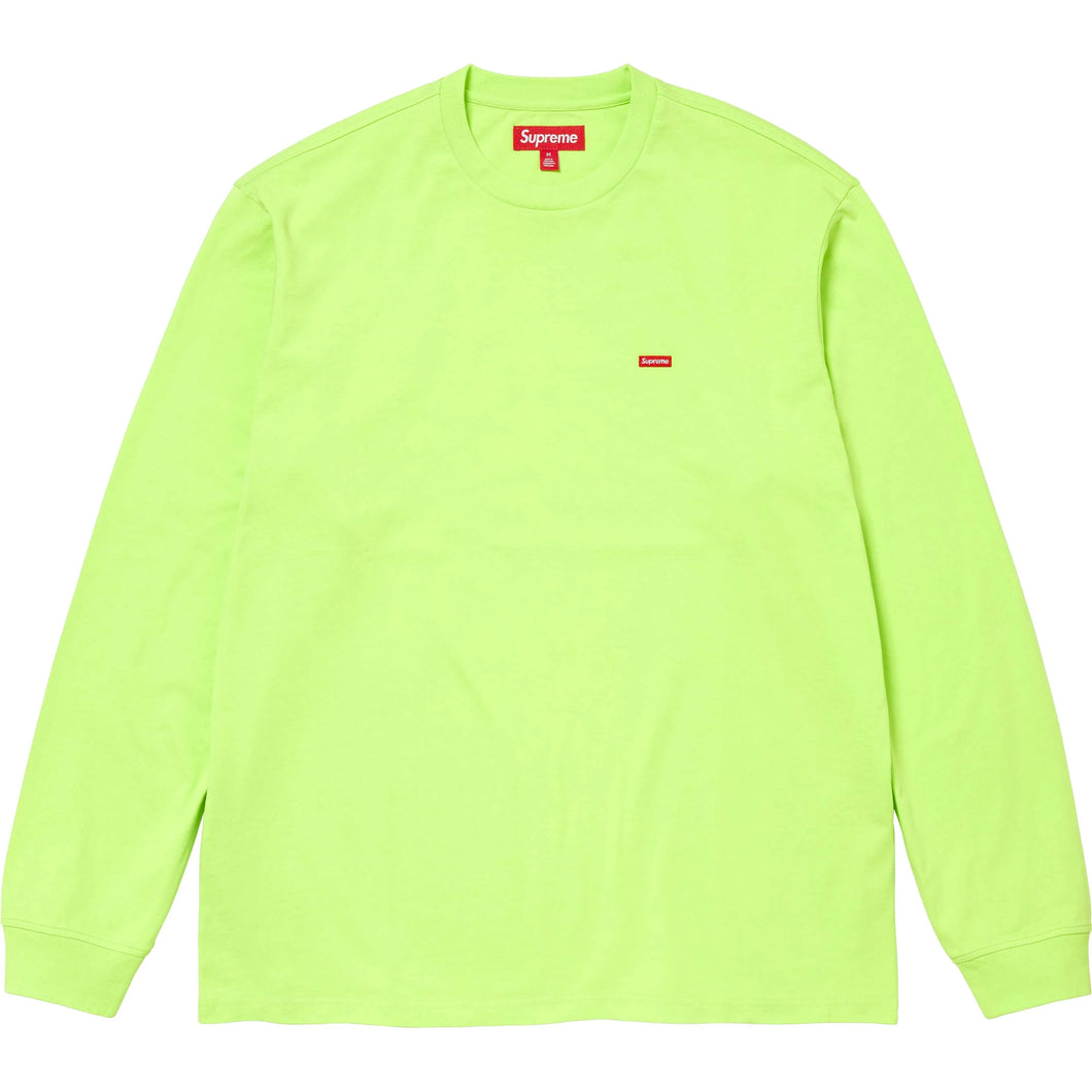 Supreme FW24 Small Box L/S Tee Bright Green