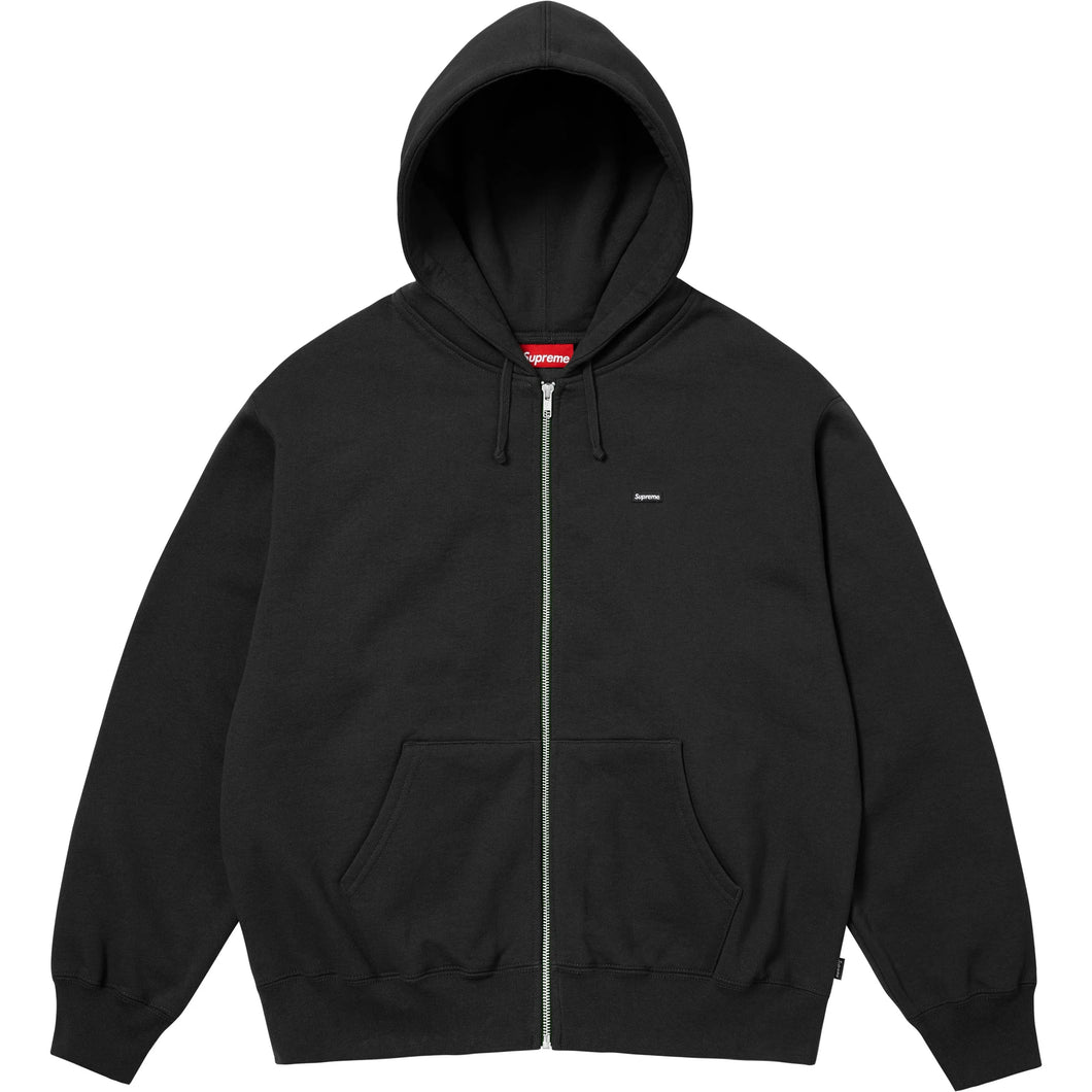 Supreme SS25 Small Box Zip Up Hooded Sweatshirt Black