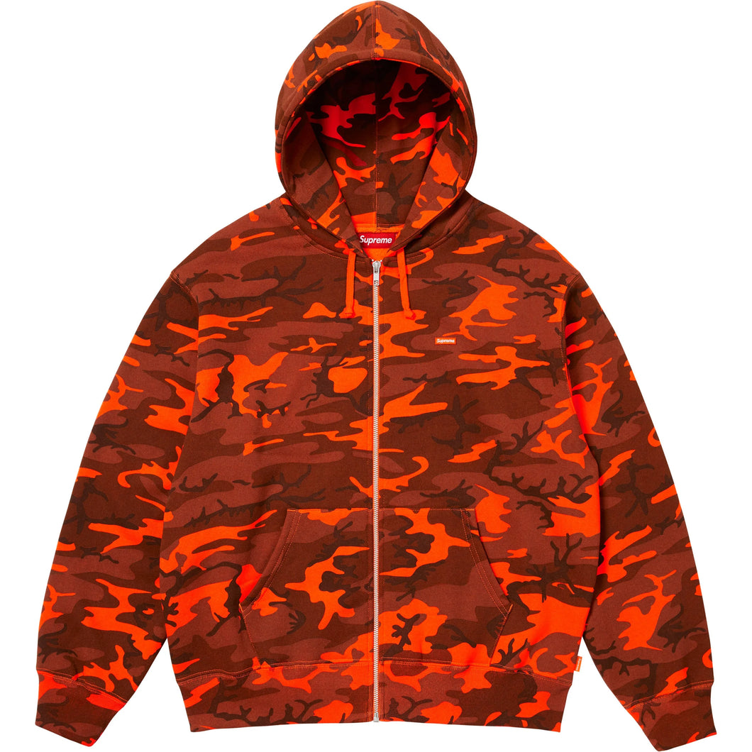 Supreme SS25 Small Box Zip Up Hooded Sweatshirt Bright Supreme SS25 Small Box Zip Up Hooded Sweatshirt Bright