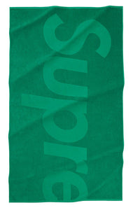 Supreme Tonal Logo Towel Green