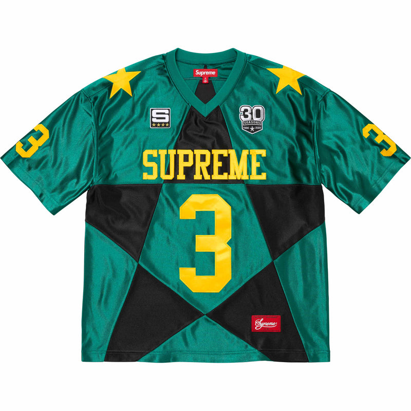 Supreme Star Football Jersey Dark Green – BASEMENT_HK