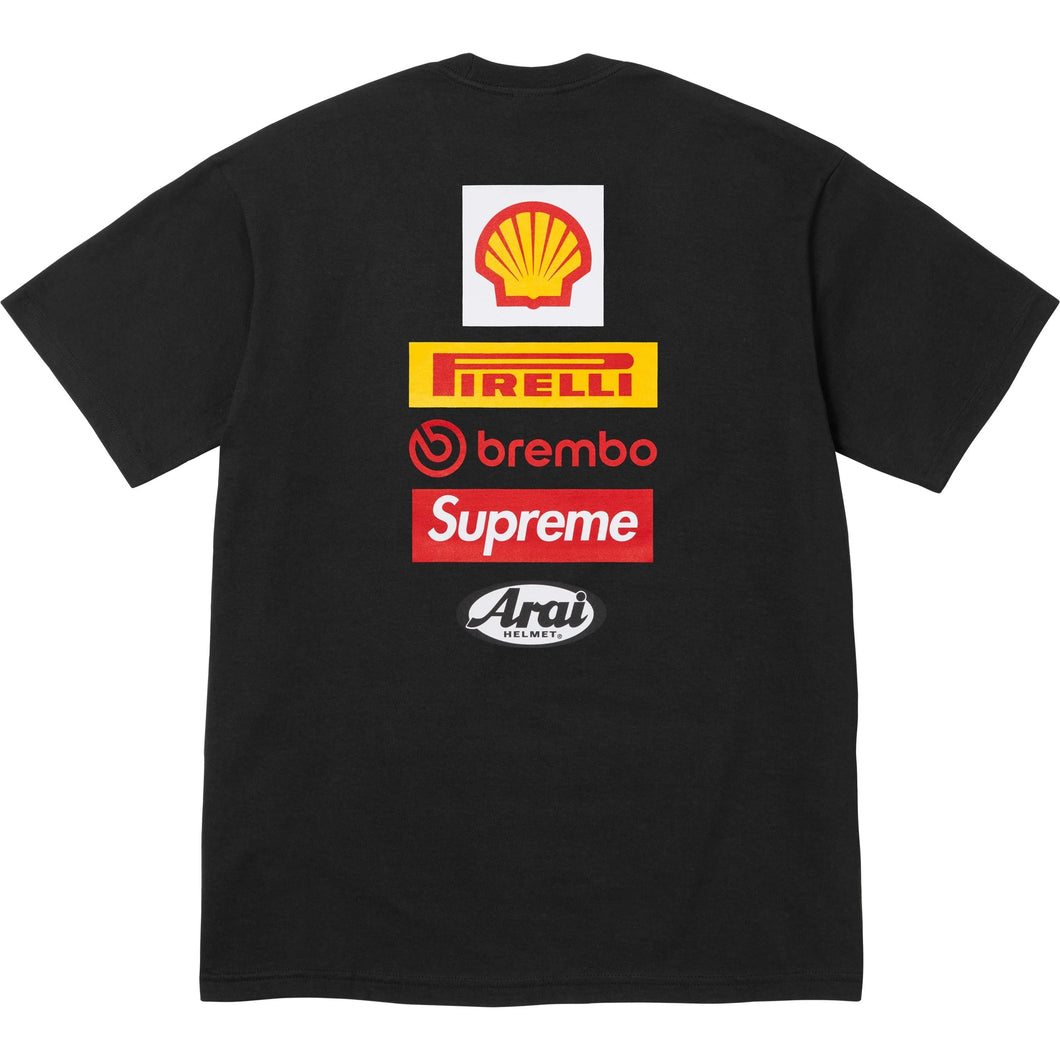 Supreme® Ducati®  Logos Tee Black