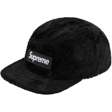 Supreme® Goodenough Crushed Rayon Pile Camp Cap Black