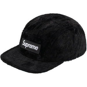 Supreme® Goodenough Crushed Rayon Pile Camp Cap Black