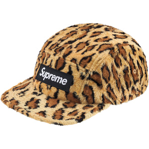 Supreme® Goodenough Crushed Rayon Pile Camp Cap Leopard