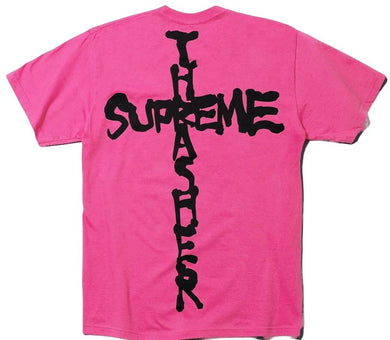 Supreme®Thrasher® Cross Tee Pink