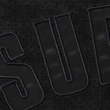 Supreme Ultrasuede Mesh Baseball Jersey Black