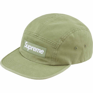 Supreme Washed Chino Twill Camp Cap Light Olive