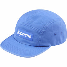 Supreme Washed Chino Twill Camp Cap Light Royal