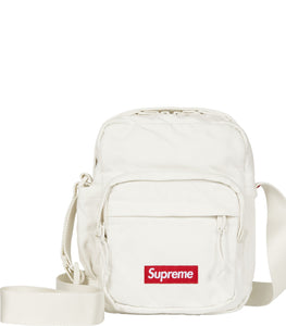 Supreme FW25 Denim Shoulder Bag White