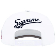 Supreme SS26 World Famous S Logo 6-Panel White