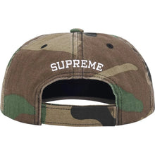Supreme SS26 Embroidered Money Logo 6-Panel Camo