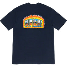 Supreme Chrome Tee Navy