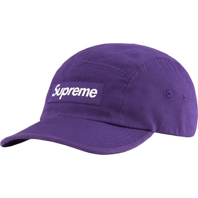 Supreme Washed Chino Twill Camp Cap Purple 21