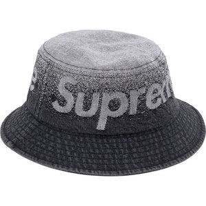 Supreme Fade Jacquard Denim Crusher Black – BASEMENT_HK