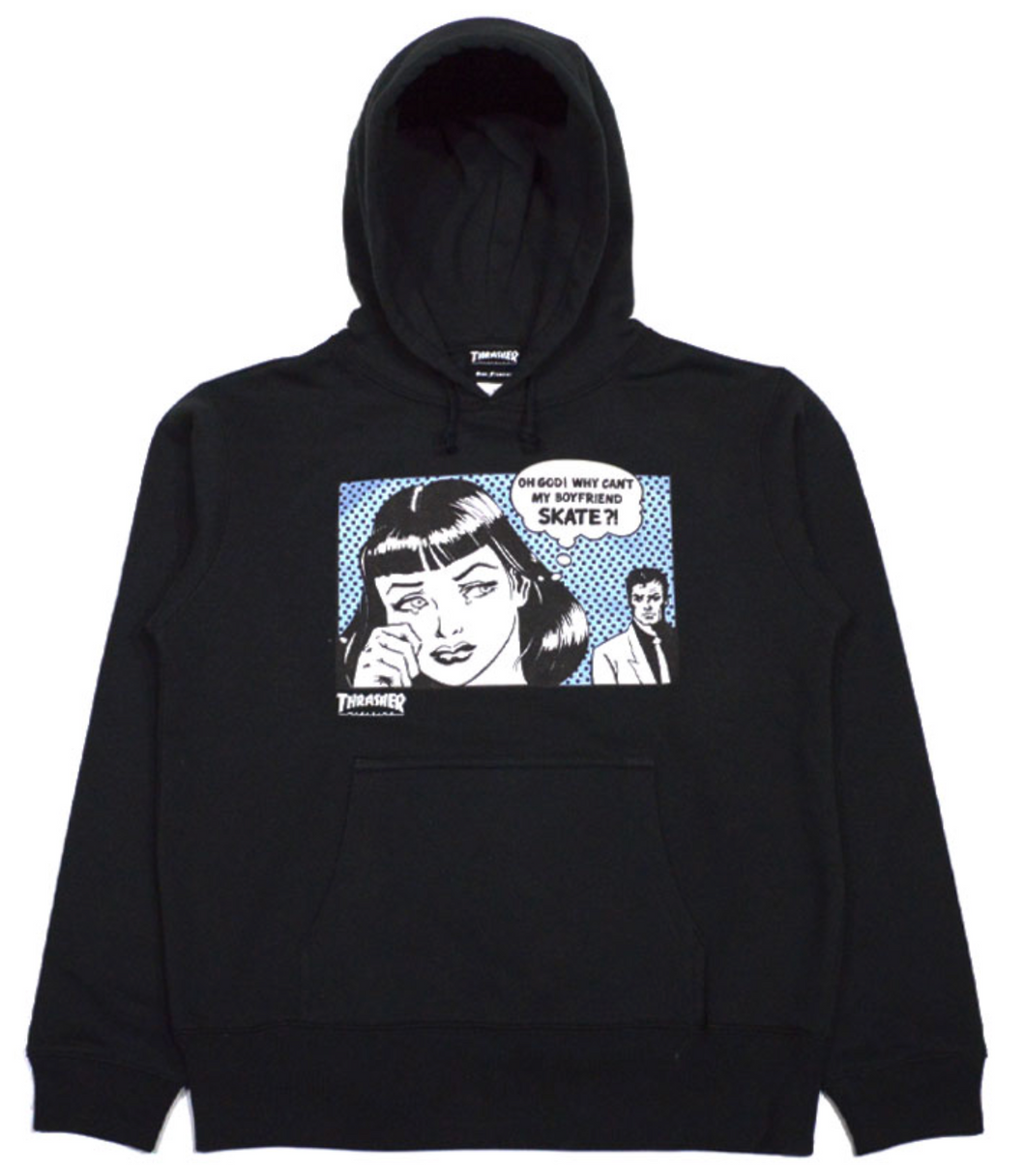 Thrasher sales boyfriend hoodie