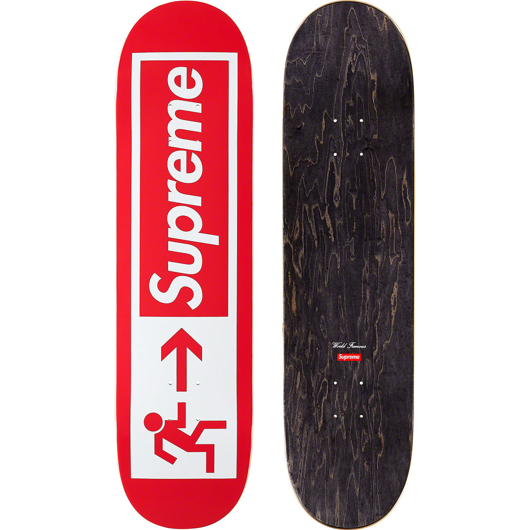 Supreme Exit Skateboard Red