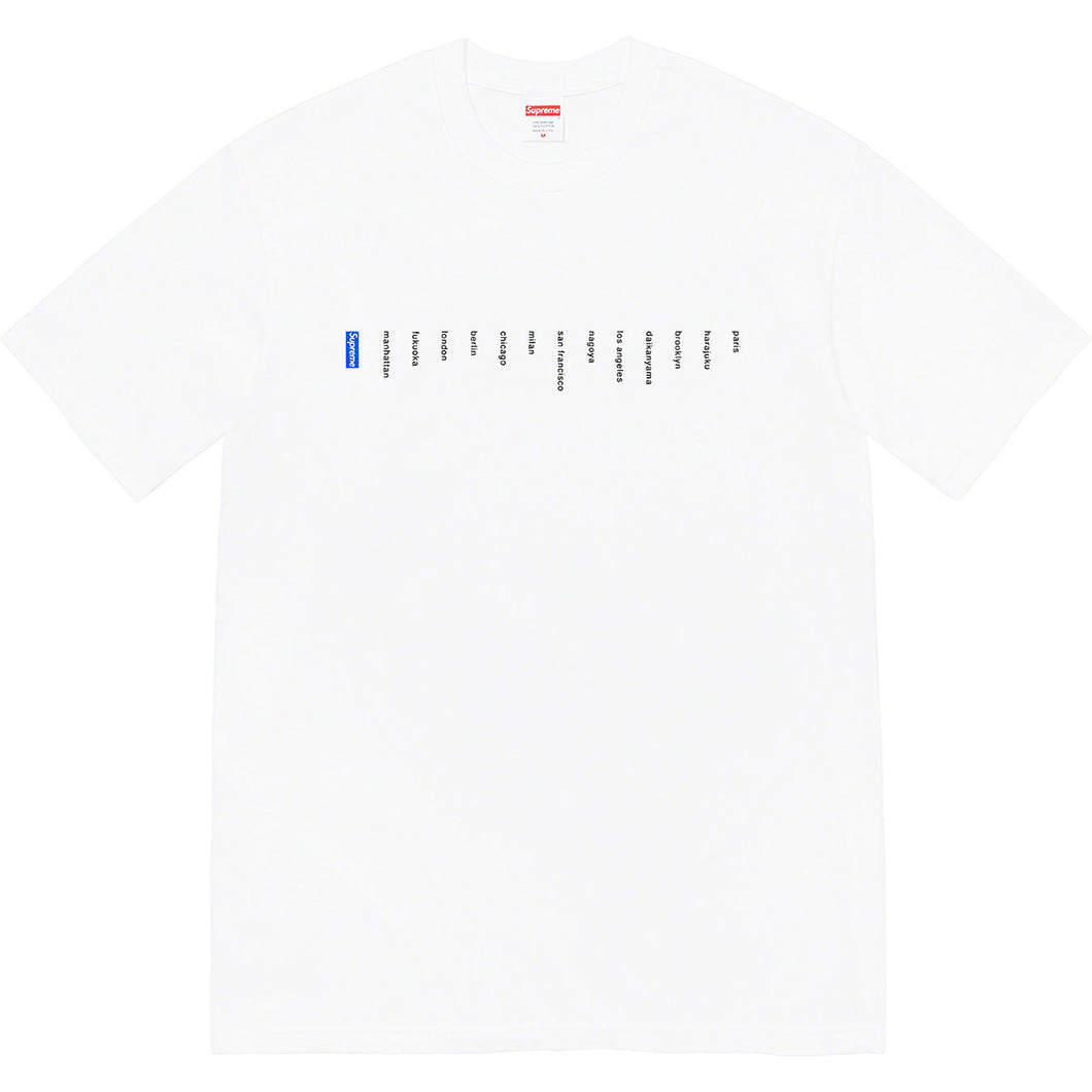 Supreme Location Tee White