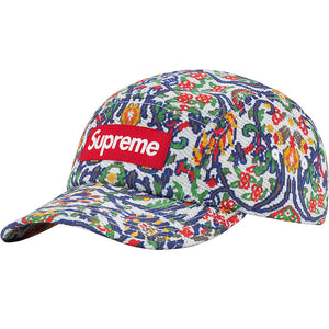 SS23 Supreme Washed Chino Twill Camp Cap Tapestry