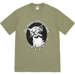 Supreme Smoke Tee Olive