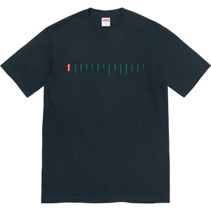 Supreme Location Tee Black Navy