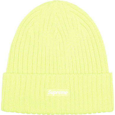 Supreme Overdyed Beanie Lime
