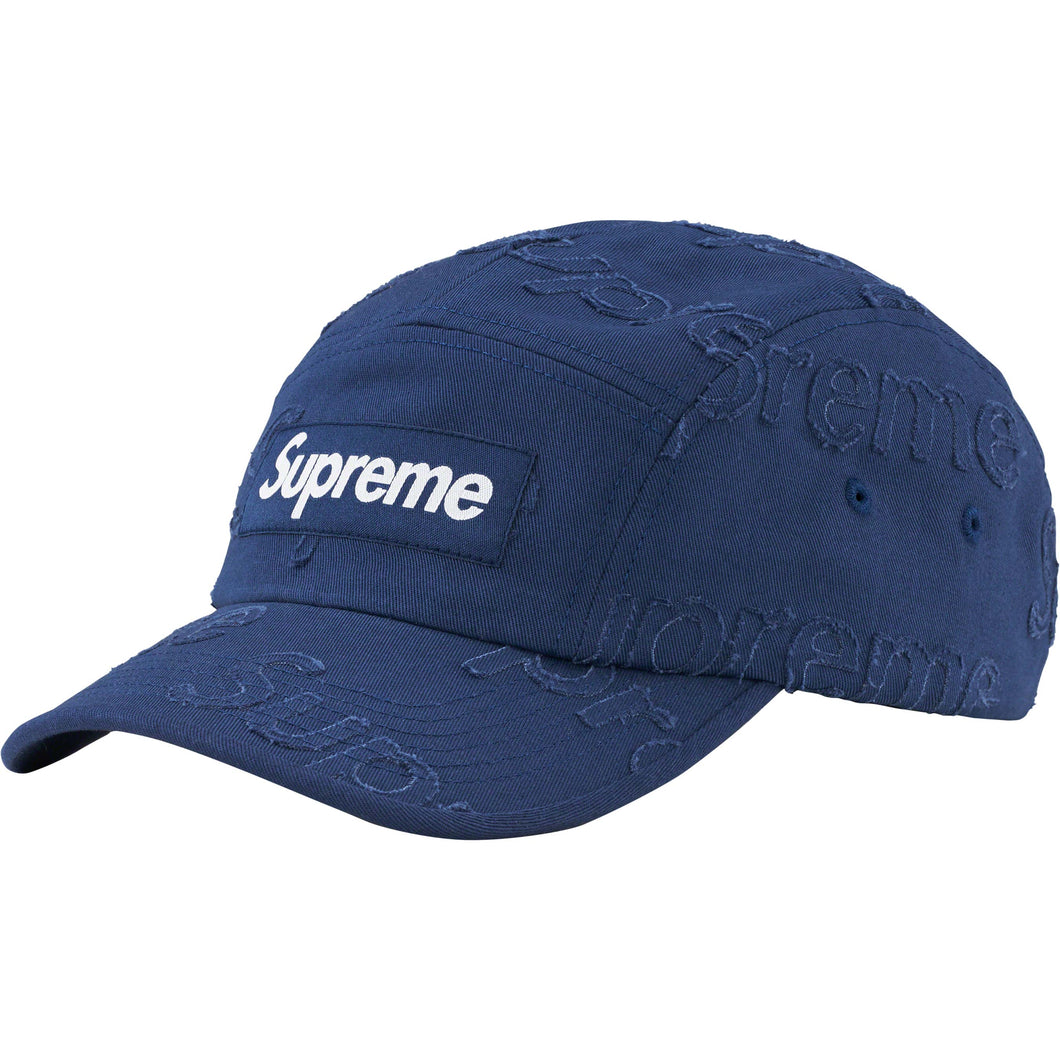 Supreme Lasered Twill Camp Cap Navy