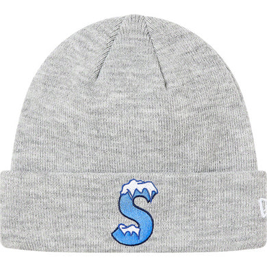 Supreme New Era S Logo Beanie Grey