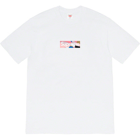 Supreme Emilio Pucci Box Logo Tee White/Pink