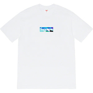 Supreme Emilio Pucci Box Logo Tee White/Blue